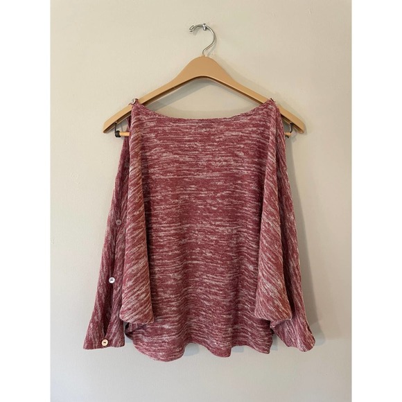 Postmark Anthropologie Malu Space Duye Top Dolman Button Sleeve - Picture 2 of 5